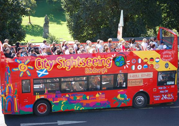 Edinburgh Hop On Bus Tour